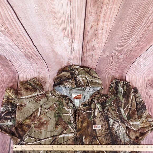 Gamehide Jacket Mens 3X Camouflage Realtree Edge Insect Shield EliminTick Hooded - Picture 15 of 16